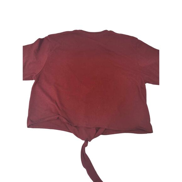 2587 Disney The Lion King Women's Maroon Crop Top Size Large - Picture 4 of 5